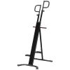 Folding Vertical Climber Exercise Machine with Adjustable Height Stair Stepper Full Body Workout