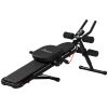 Foldable Ab Machine Workout Bench Abdominal Cruncher Resistance Bands