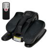 Under Desk Elliptical Foot Pedal Exerciser with Adjustable Speed Remote LCD