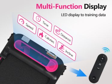 NEW Folding Walking Pad Under Desk Treadmill for Home Office -2.5HP Walking Treadmill With Incline 0.5-7.5MPH 300LBS Capacity Treadmill for Walking Ru