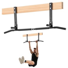 VEVOR Joist Mount Pull Up Bar, Ceiling Mounted Chin Up Bar for Home Gym, Multi-Grip Pull Ups, 42 in Width Multifunctional Training Station