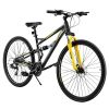 VEVOR Mountain Bike, 29 inch MTB Bicycle with Full Dual Suspension, 24 Speeds Twist Shifting, Comfort Saddle, Dual Disc Brakes, Aluminum Alloy Frame