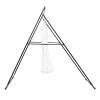 VEVOR Yoga Stand Frame, Max 440.9 lbs Load Swing Stand, Triangular Structure Aerial Rig, Aerial Silk Stands with EVA Foam & 6.6-yard Yoga Hammock