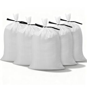 VEVOR Heavy Duty Sand Bags, 50Pack 14" x 26", Empty Sandbags for Flooding with Tie Strings