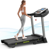 Folding Treadmills for Home/Office-3.5 HP 330lbs Weight Capacity Portable Electric Foldable Treadmill Walking Pad-Running Exercise Walk Machine Heavy