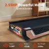 8° Incline Walking Pad Treadmill - Portable Compact Treadmills Under Desk Treadmill, Incline Treadmills for Home Office, Upright Stand