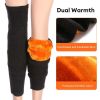 Winter Thermal Leg Knee Warmer Sleeve Socks Women Men Wool Knee Pad Protector