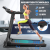 OBENSKY Treadmill with Adjustable Incline Folding Treadmill for Home 2.5 HP 12 Preset for Home Use 7.5 mph Range