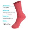 Cotton Crew Socks for Women Athletic Socks Shoe Size 5 to 10