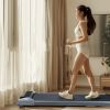 2.5HP Under Desk Treadmill, Portable Walking Pad for Home & Office, Compact Running & Walking Machine with Remote Control, LED Display, Silver