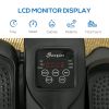 Under Desk Elliptical Foot Pedal Exerciser with Adjustable Speed Remote LCD