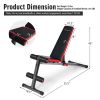 Strong and Tough Construction Multi-function Weight Bench with Adjustable Backrest