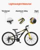 VEVOR Mountain Bike, 29 inch MTB Bicycle with Full Dual Suspension, 24 Speeds Twist Shifting, Comfort Saddle, Dual Disc Brakes, Aluminum Alloy Frame