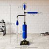 4.6'-6.7' Speed Bag Boxing Bag Stand, Reflex Bag Boxing Training Equipment, Speed Punching Bag, Blue