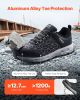 VEVOR Steel Toe Shoes for Men, US Size 11, Men's Cushion Sport Safety Toe Athletic Work Shoe, Indestructible Safety Sneakers Lightweight