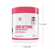 Women's Creatine Powder (with Collagen, Branched-Chain Amino Acid Blend) - Protects Nail Health, 30 Servings, No Sucrose, No Additives, 8.46 Ounces