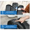 Under Desk Elliptical Foot Pedal Exerciser with Adjustable Speed Remote LCD