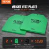 VEVOR Weight Vest Plates, 19.75 LB Pairs, Premium Steel Weighted plates, Contoured Ergonomic Fit – WODs, Additional Weight for Weight Vests