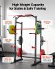 VEVOR Power Cage Power Rack, Multifunctional Barbell Squat Rack with Adjustable Height