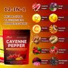 Chili pepper softgel supplement to support leg vein, heart, and vascular health. Contains vitamins C, D3, and K2, as well as extracts of grape seed