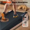 8° Incline Walking Pad Treadmill - Portable Compact Treadmills Under Desk Treadmill, Incline Treadmills for Home Office, Upright Stand