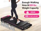 NEW Folding Walking Pad Under Desk Treadmill for Home Office -2.5HP Walking Treadmill With Incline 0.5-7.5MPH 300LBS Capacity Treadmill for Walking Ru