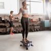 Steppers for Exercise, Mini Stair Stepper with Resistance Bands at Home Workout Equipment with 330.7LBS Loading Capacity