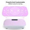 Silent Vibration Platform Crazy Fitness Massage 10-Frequency Weight Loss & Fat Burner Body Shaking Machine For Unisex Pink