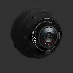 Rechargeable High Intensity Vibration Massage Ball For Muscle And Fitness, Electric Fascia Release For Neck, Back And Feet, USB Charging, For Hee (Option: Black)