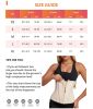 Waist Trainer for Women Latex Sport Underbust Steel Boned Corset Shapewear with Zipper Hook Shapewear Double Control Body Shaper  Workout Fajas Colomb