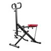 VEVOR Squat Machine, Deep Squat Rowing Machine for Home, Easy Setup & Foldable Exercise Equipment