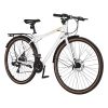 VEVOR Hybrid Bike, Lightweight Aluminum Frame Bike, 700c Wheel Men Women Hybrid Bicycle, Step-Over Adult Urban City Commuter Bikes
