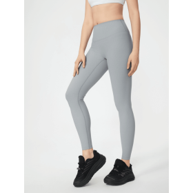 JupiterGear High-Waisted Leggings (Color: Light Gray, size: 8)