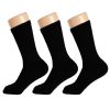 Cotton Crew Socks for Women 3 Pairs Breathable Sport Socks Shoe Size 9 to 11