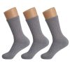 Cotton Crew Socks for Women 3 Pairs Breathable Sport Socks Shoe Size 9 to 11