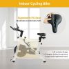 Stationary Bikes for Home Indoor Exercise Bike with LCD Monitor and Comfortable Seat Cushion for Home Gym Cardio Fitness Training