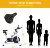 Stationary Bikes for Home Indoor Exercise Bike with LCD Monitor and Comfortable Seat Cushion for Home Gym Cardio Fitness Training