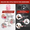 3 Handle Kettlebells Weight - Weight for Women Options 5, 10, 15 and 20 LB for Russian Twists AB Exercise