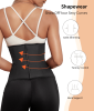 Waist Trainer for Women Latex Sport Underbust Steel Boned Corset Shapewear with Zipper Hook Shapewear Double Control Body Shaper  Workout Fajas Colomb