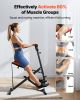 VEVOR Squat Machine, Deep Squat Rowing Machine for Home, Easy Setup & Foldable Exercise Equipment