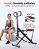 VEVOR Squat Machine, Deep Squat Rowing Machine for Home, Easy Setup & Foldable Exercise Equipment