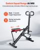 VEVOR Squat Machine, Deep Squat Rowing Machine for Home, Easy Setup & Foldable Exercise Equipment