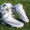Large size youth adult football shoes long spikes short spikes sports football shoes