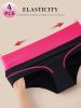 4 Pack Classic Women Tight Panties Bikini Panty Women's Mid-High Waist Briefs Knickers