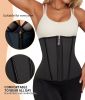 Waist Trainer for Women Latex Sport Underbust Steel Boned Corset Shapewear with Zipper Hook Shapewear Double Control Body Shaper  Workout Fajas Colomb