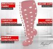 3 pairs of extra-large nylon compression socks, comfortable and snug, with wide calves and knee-high support, ideal as compression gear for cycling