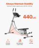 VEVOR AB Workout Machine, Ab Workout Equipment at Home Gym, Core & Abdominal Trainers for Women, 440 lbs Weight Capacity Strength Training Ab Cruncher