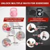 3 Handle Kettlebells Weight - Weight for Women Options 5, 10, 15 and 20 LB for Russian Twists AB Exercise
