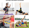 Workout Resistance Bands Loop Set Fitness Yoga Booty Leg Exercise Band Gym Fitness Butt Lift