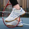 Badminton shoes Men's and women's professional comfortable breathable fashion tennis shoes Badminton shoes competition training sports couple shoes Me
